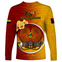 Papua New Guinea Madang Province Long Sleeve Shirt Mix Coat Of Arms Polynesian Pattern LT05 - Polynesian Pride