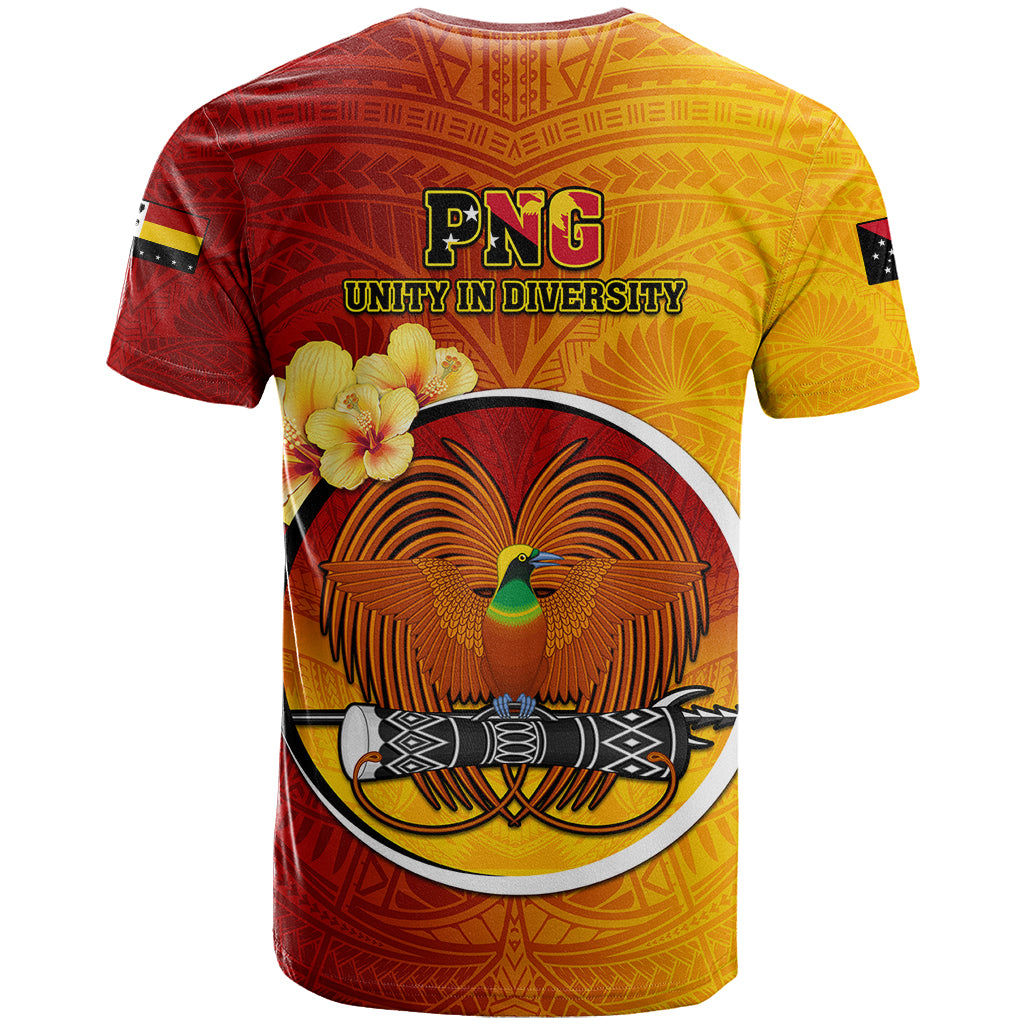 Papua New Guinea Madang Province T Shirt Mix Coat Of Arms Polynesian Pattern LT05 - Polynesian Pride