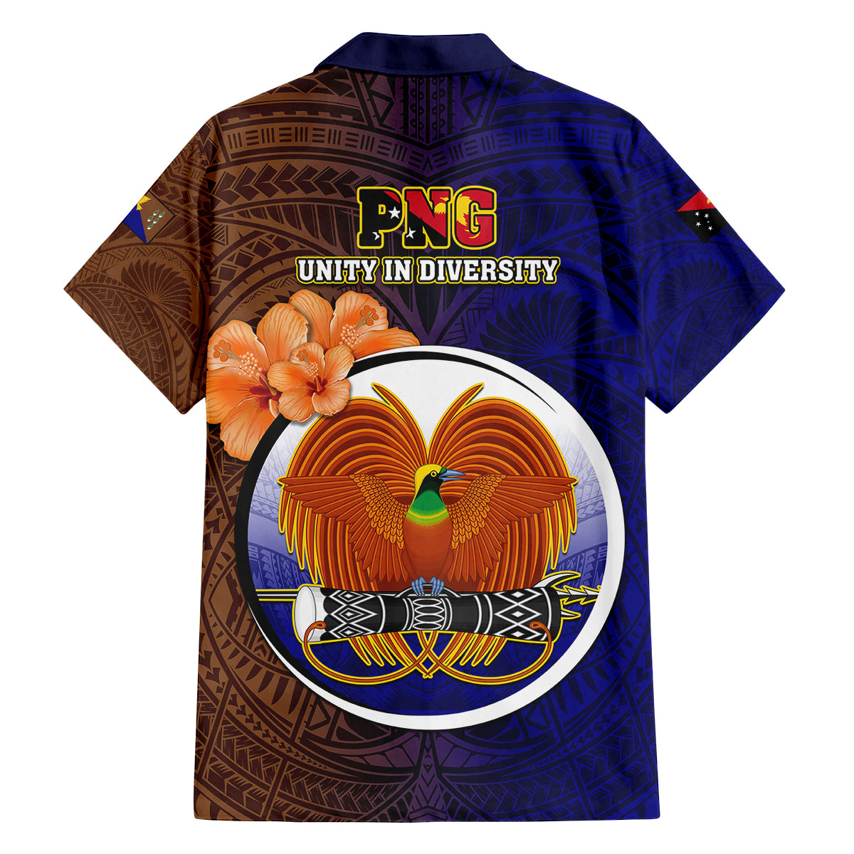 Papua New Guinea Manus Province Family Matching Puletasi Dress and Hawaiian Shirt Mix Coat Of Arms Polynesian Pattern LT05 - Polynesian Pride