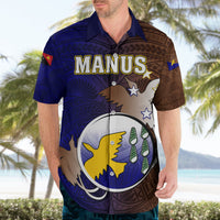 Personalized Papua New Guinea Manus Province Hawaiian Shirt Mix Coat Of Arms Polynesian Pattern LT05 - Polynesian Pride