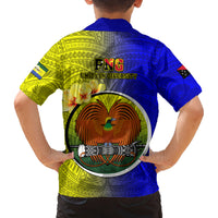 Papua New Guinea Morobe Province Family Matching Puletasi Dress and Hawaiian Shirt Mix Coat Of Arms Polynesian Pattern LT05 - Polynesian Pride