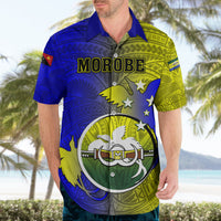Personalized Papua New Guinea Morobe Province Hawaiian Shirt Mix Coat Of Arms Polynesian Pattern LT05 - Polynesian Pride