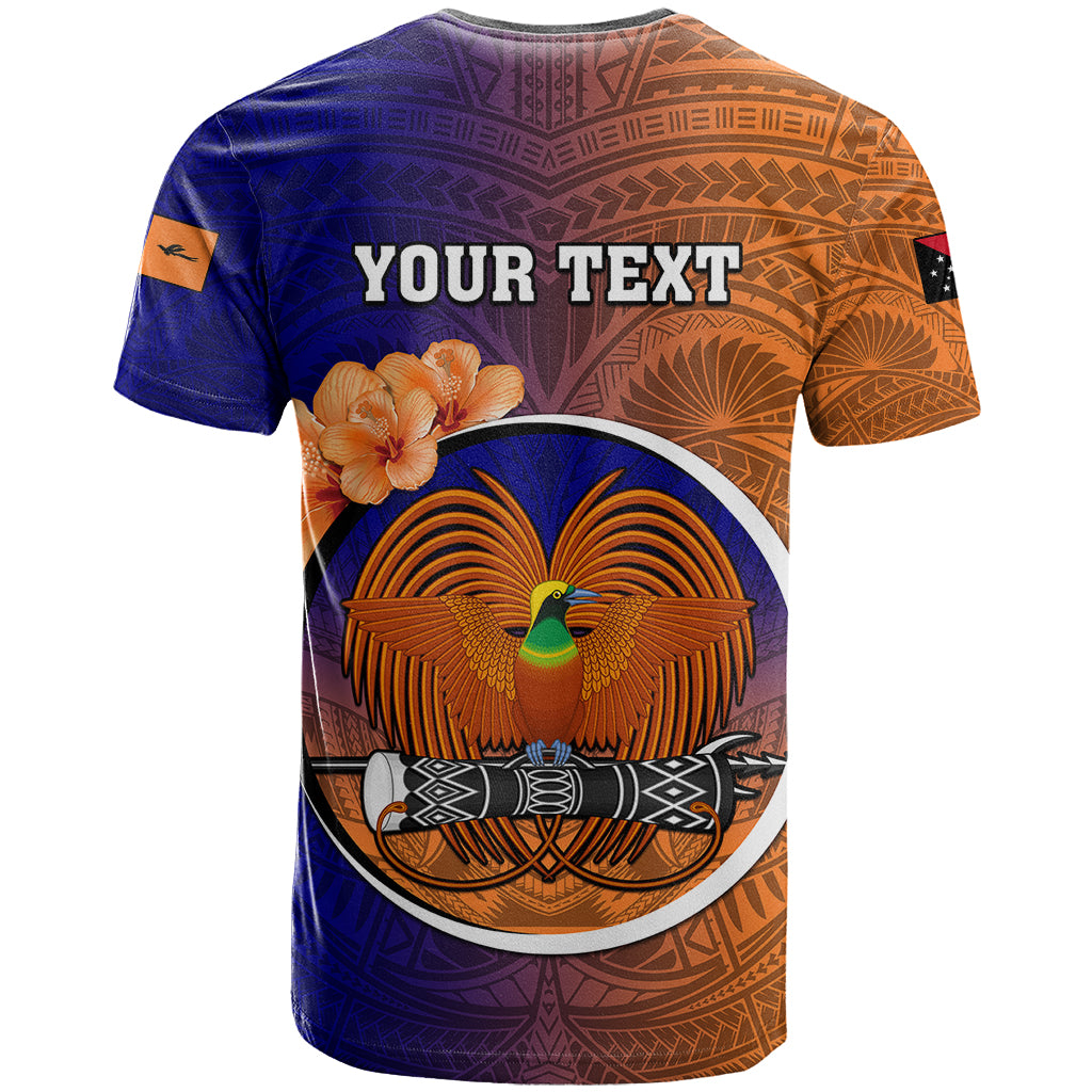 Personalized Papua New Guinea New Ireland Province T Shirt Mix Coat Of Arms Polynesian Pattern LT05 - Polynesian Pride