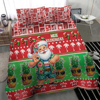 Mele Kalikimaka Hawaii Christmas Bedding Set Funny Santa 67 Gen Alpha Slang LT05 - Polynesian Pride