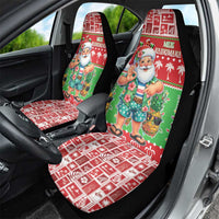 Mele Kalikimaka Hawaii Christmas Car Seat Cover Funny Santa 67 Gen Alpha Slang LT05 - Polynesian Pride