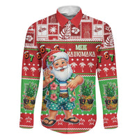 Mele Kalikimaka Hawaii Christmas Family Matching Mermaid Dress and Hawaiian Shirt Funny Santa 67 Gen Alpha Slang - Polynesian Pride
