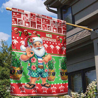 Mele Kalikimaka Hawaii Christmas Garden Flag Funny Santa 67 Gen Alpha Slang LT05 - Polynesian Pride