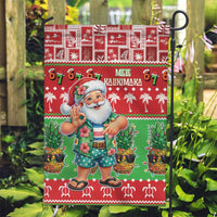 Mele Kalikimaka Hawaii Christmas Garden Flag Funny Santa 67 Gen Alpha Slang LT05 Garden Flag Red - Polynesian Pride