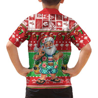 Mele Kalikimaka Hawaii Christmas Kid Hawaiian Shirt Funny Santa 67 Gen Alpha Slang LT05 - Polynesian Pride