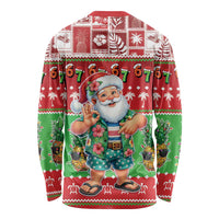 Mele Kalikimaka Hawaii Christmas Long Sleeve Shirt Funny Santa 67 Gen Alpha Slang LT05 - Polynesian Pride