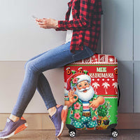 Mele Kalikimaka Hawaii Christmas Luggage Cover Funny Santa 67 Gen Alpha Slang LT05 - Polynesian Pride