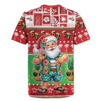 Mele Kalikimaka Hawaii Christmas Rugby Jersey Funny Santa 67 Gen Alpha Slang - Polynesian Pride