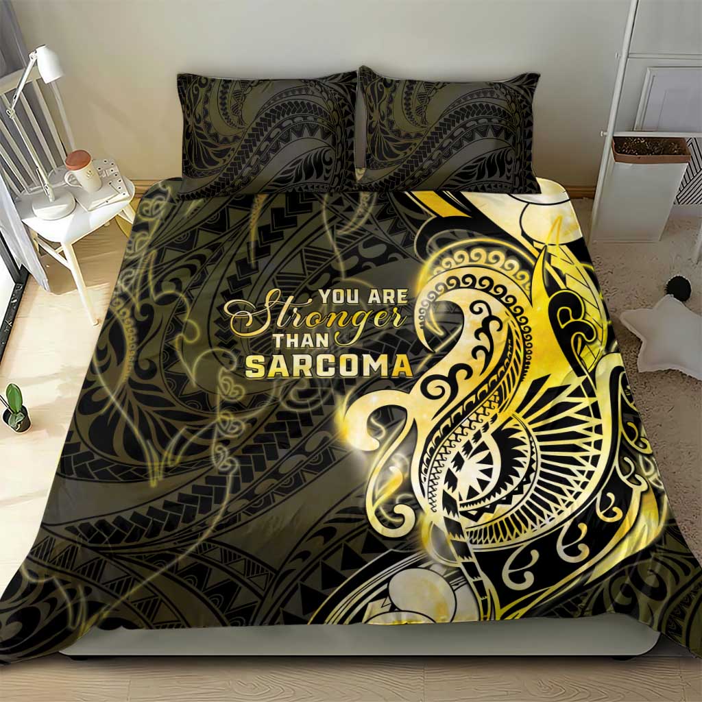 Sarcoma Awareness Bedding Set You Are Stronger Than Sarcoma