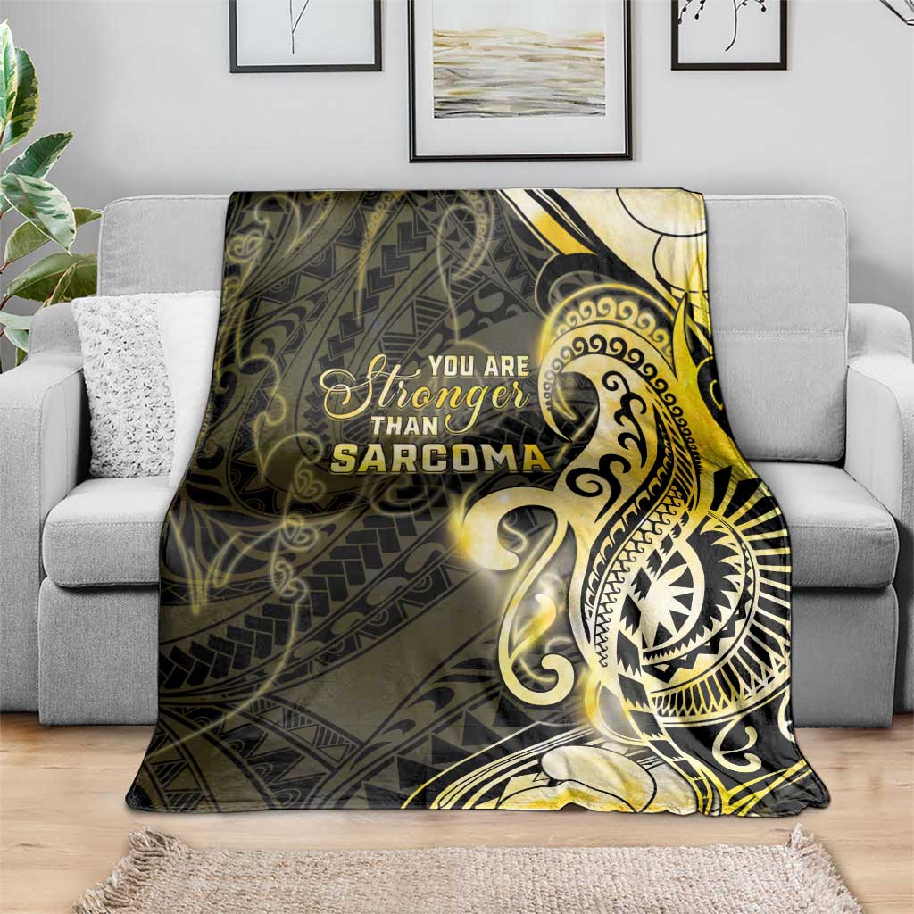 Sarcoma Awareness Blanket You Are Stronger Than Sarcoma