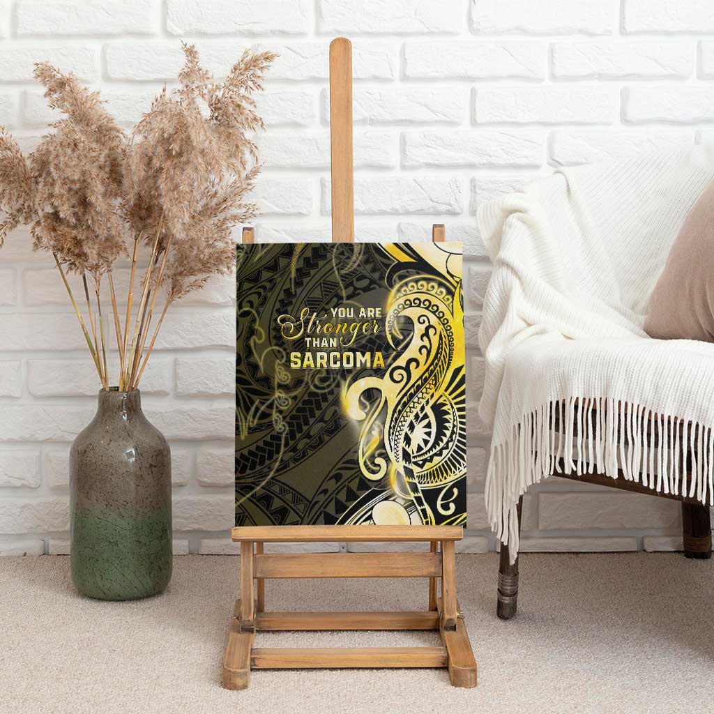 Sarcoma Awareness Canvas Wall Art You Are Stronger Than Sarcoma