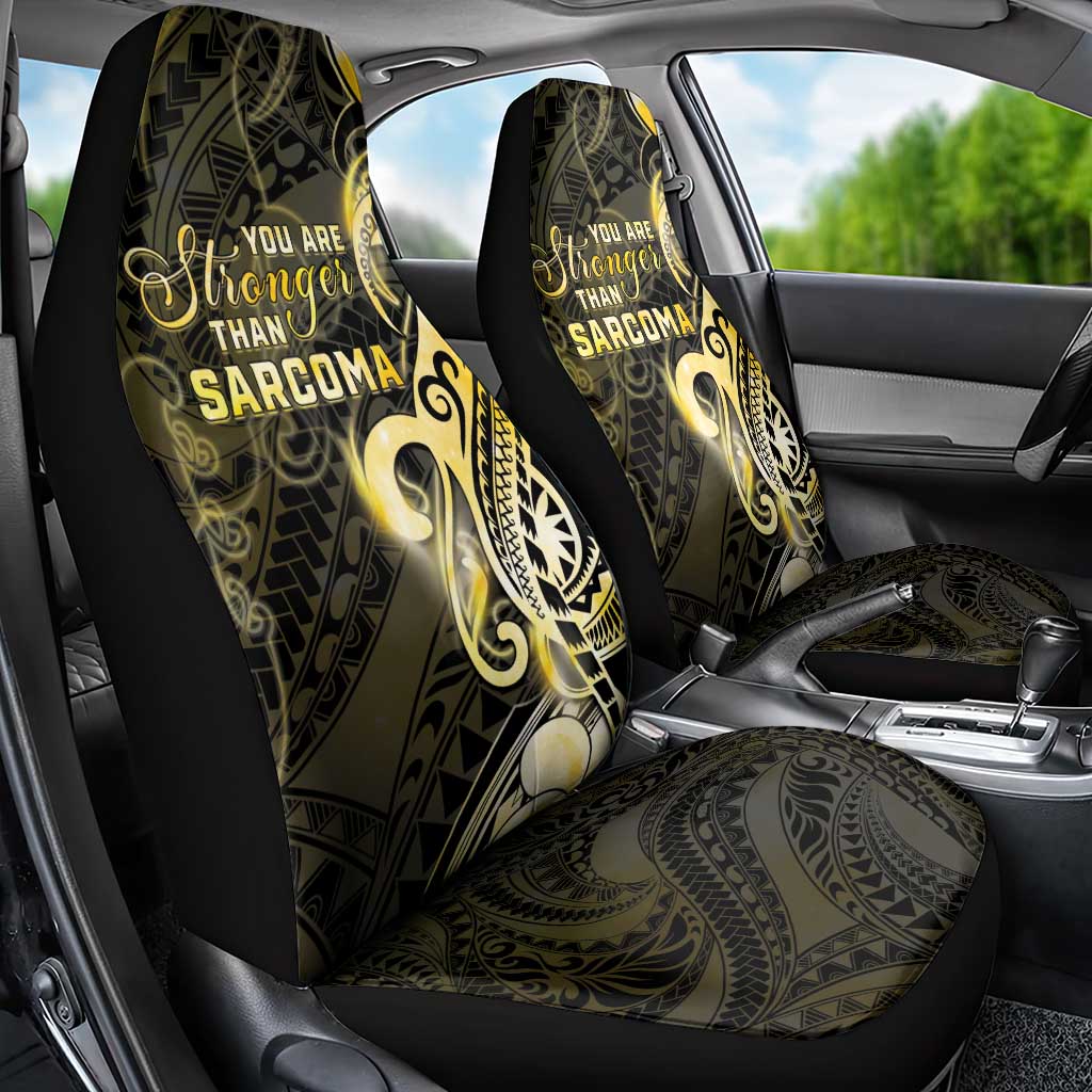 Sarcoma Awareness Car Seat Cover You Are Stronger Than Sarcoma