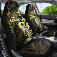 Sarcoma Awareness Car Seat Cover You Are Stronger Than Sarcoma