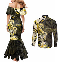 Sarcoma Awareness Couples Matching Mermaid Dress and Long Sleeve Button Shirt You Are Stronger Than Sarcoma