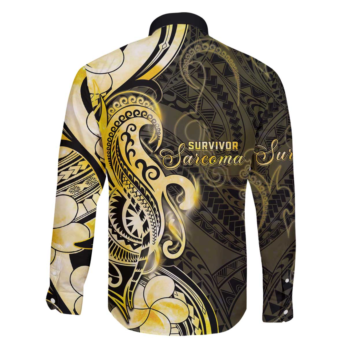 Sarcoma Awareness Family Matching Off The Shoulder Long Sleeve Dress and Hawaiian Shirt You Are Stronger Than Sarcoma