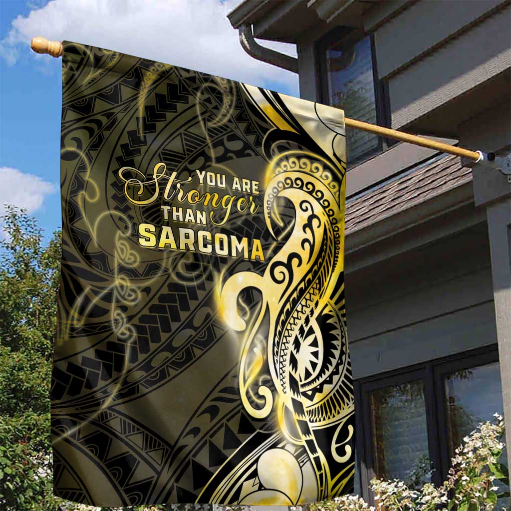 Sarcoma Awareness Garden Flag You Are Stronger Than Sarcoma