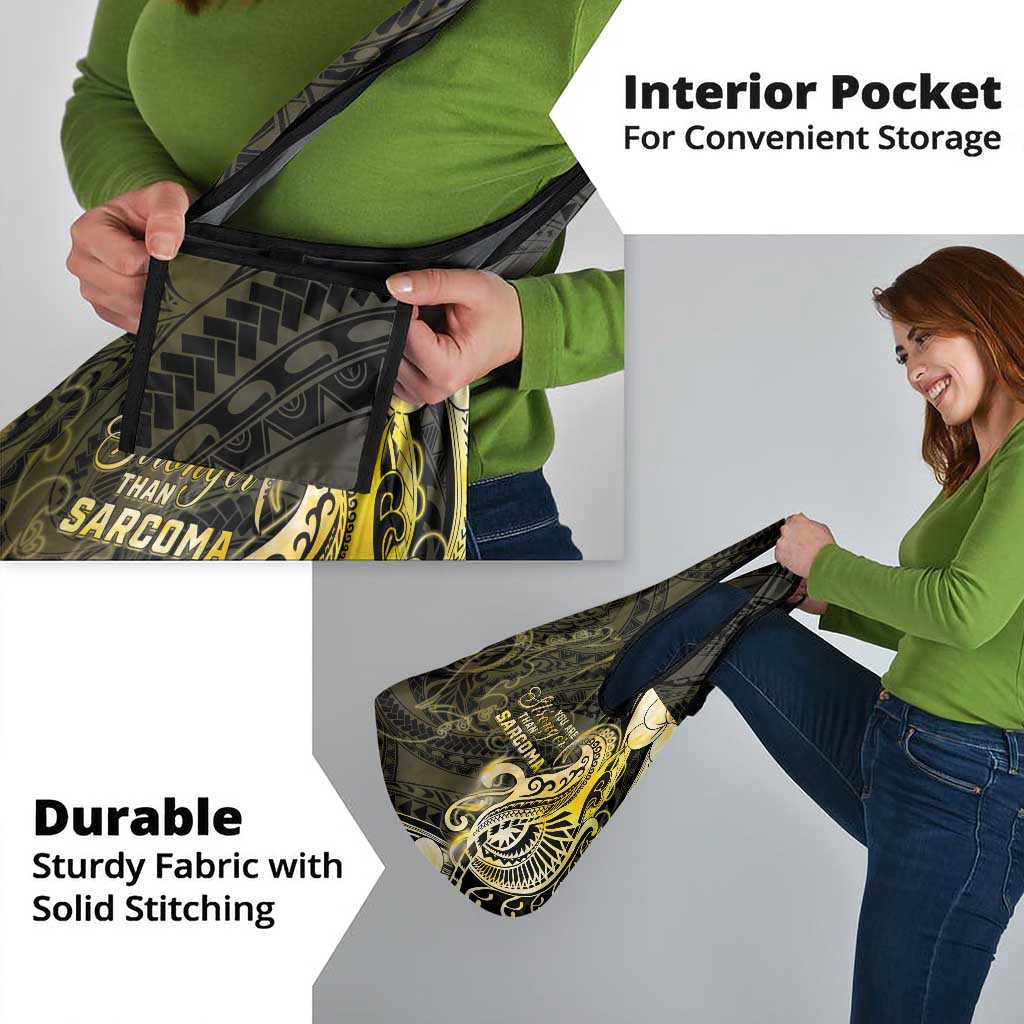 Sarcoma Awareness Grocery Bag You Are Stronger Than Sarcoma