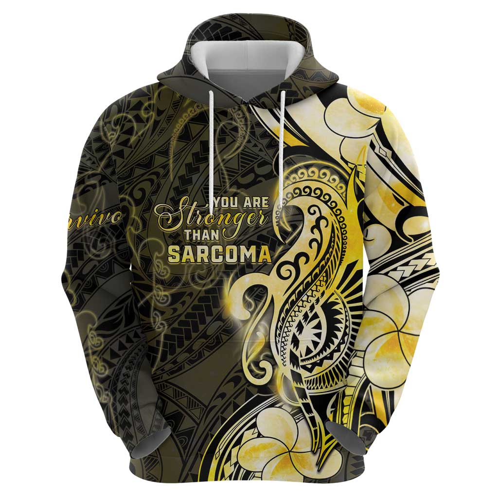 Sarcoma Awareness Hoodie You Are Stronger Than Sarcoma