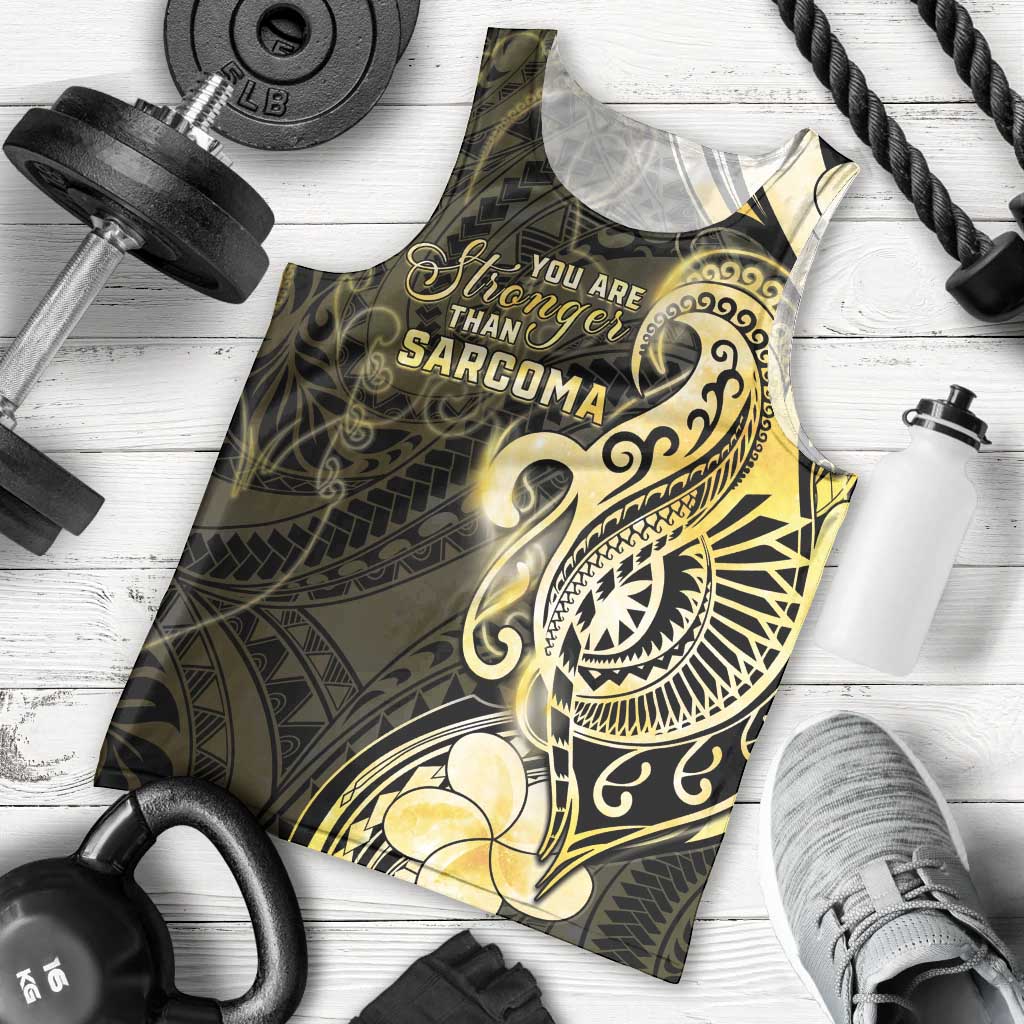 Sarcoma Awareness Men Tank Top You Are Stronger Than Sarcoma
