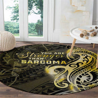 Sarcoma Awareness Round Carpet You Are Stronger Than Sarcoma
