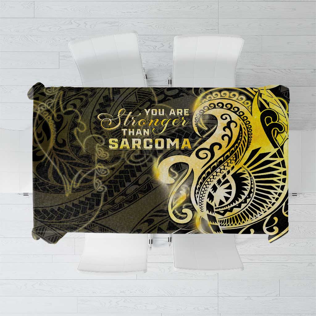 Sarcoma Awareness Tablecloth You Are Stronger Than Sarcoma