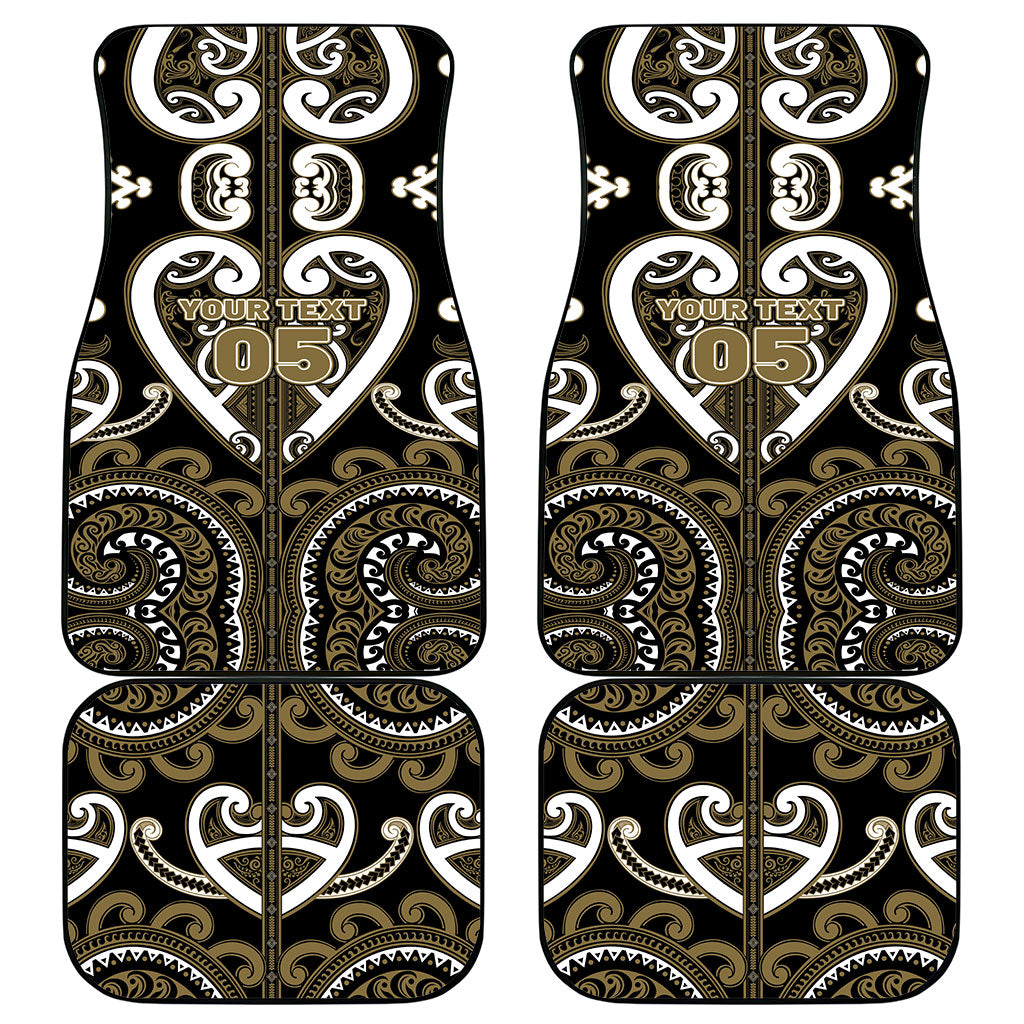 Custom Aotearoa Waikato Tainui Car Mats Maori Tribal Pattern
