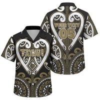 Custom Aotearoa Waikato Tainui Family Matching Summer Maxi Dress and Hawaiian Shirt Maori Tribal Pattern