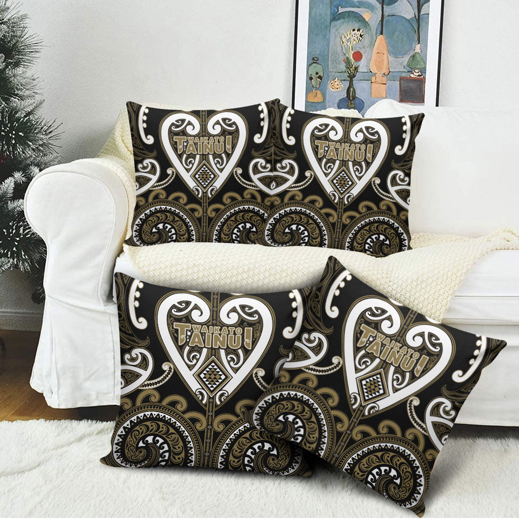 Aotearoa Waikato Tainui Pillow Cover Maori Tribal Pattern