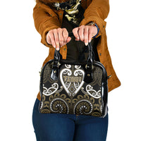 Aotearoa Waikato Tainui Shoulder Handbag Maori Tribal Pattern