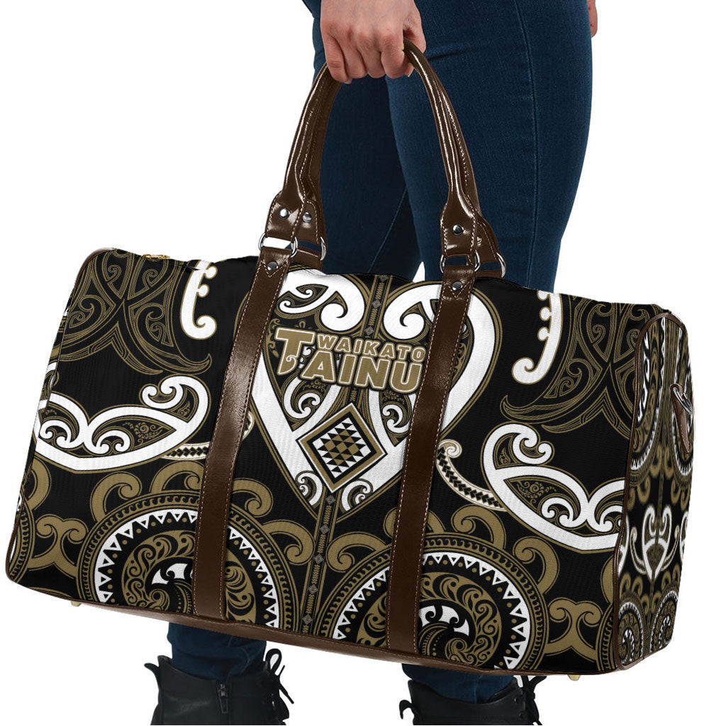 Aotearoa Waikato Tainui Travel Bag Maori Tribal Pattern