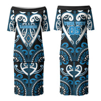 Custom Aotearoa Ngati Kahungunu Couples Matching Puletasi and Long Sleeve Button Shirt Maori Tribal Pattern