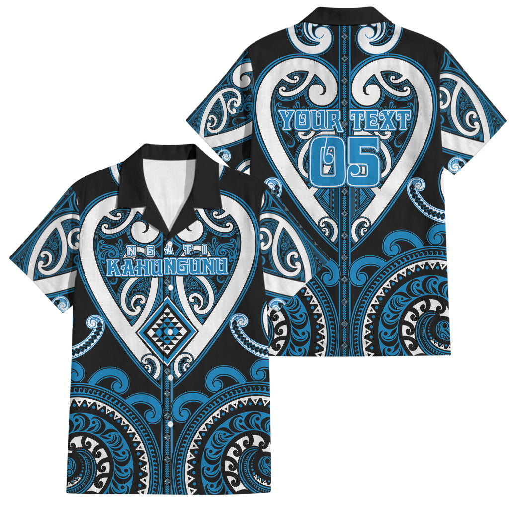 Custom Aotearoa Ngati Kahungunu Family Matching Long Sleeve Bodycon Dress and Hawaiian Shirt Maori Tribal Pattern