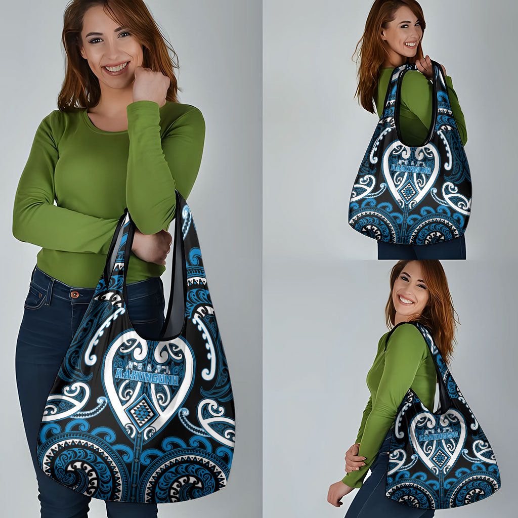 Aotearoa Ngati Kahungunu Grocery Bag Maori Tribal Pattern