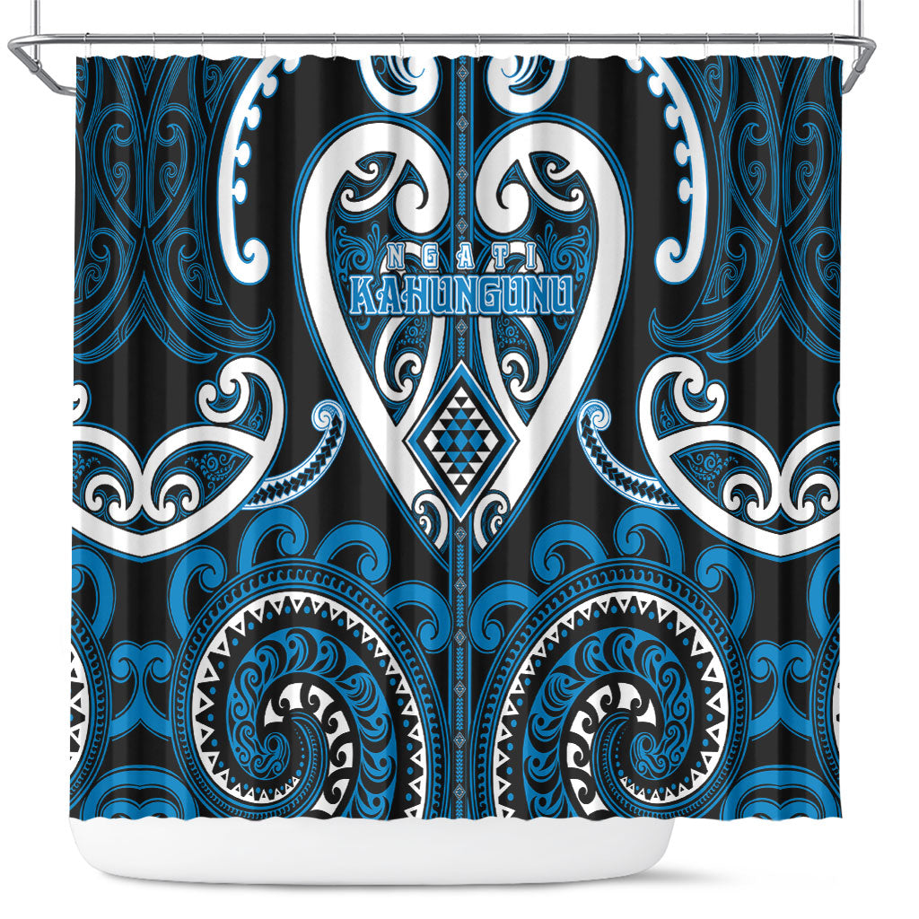 Aotearoa Ngati Kahungunu Shower Curtain Maori Tribal Pattern