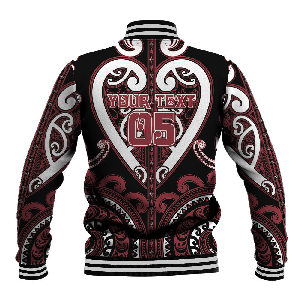 Custom Aotearoa Te Arawa Baseball Jacket Maori Tribal Pattern