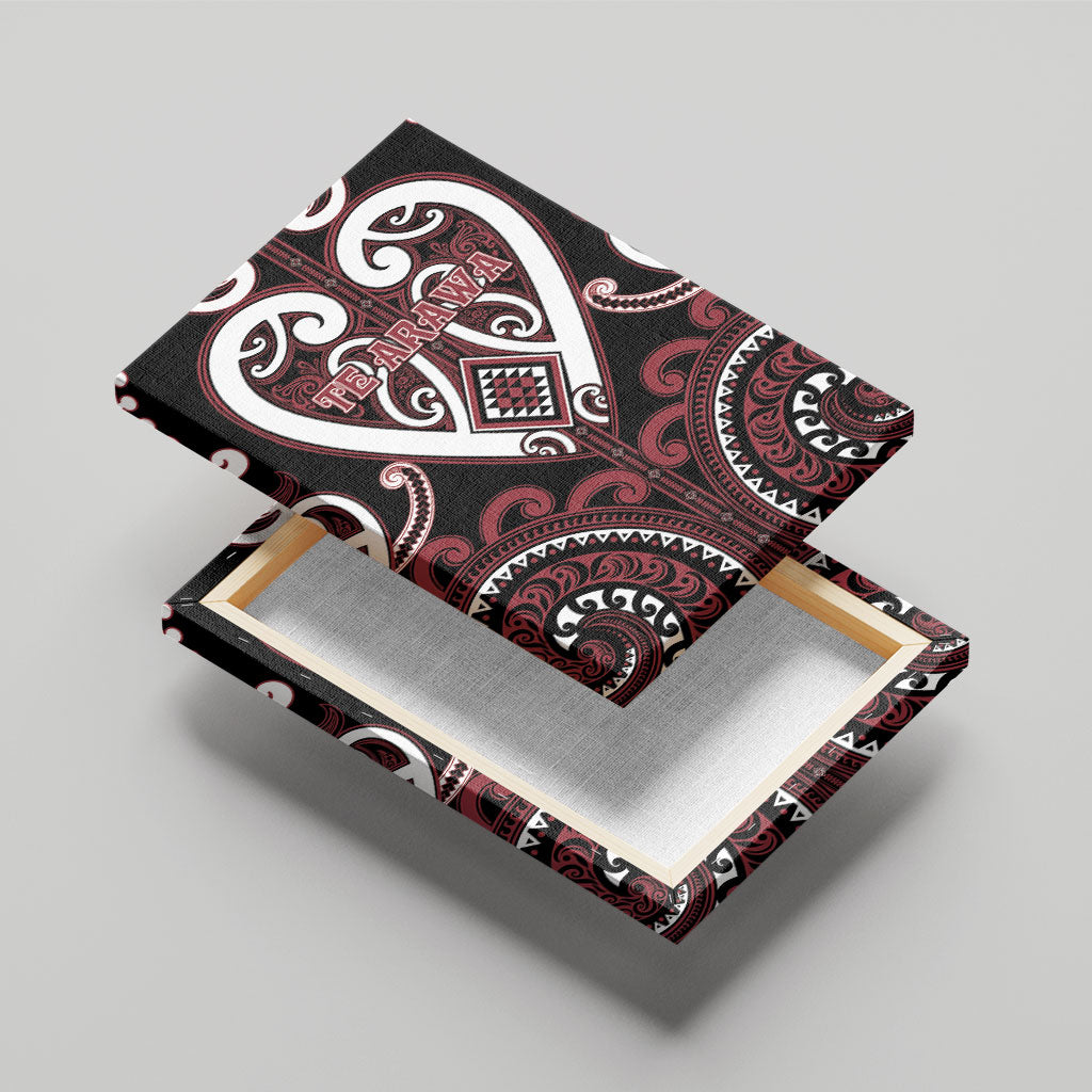 Aotearoa Te Arawa Canvas Wall Art Maori Tribal Pattern