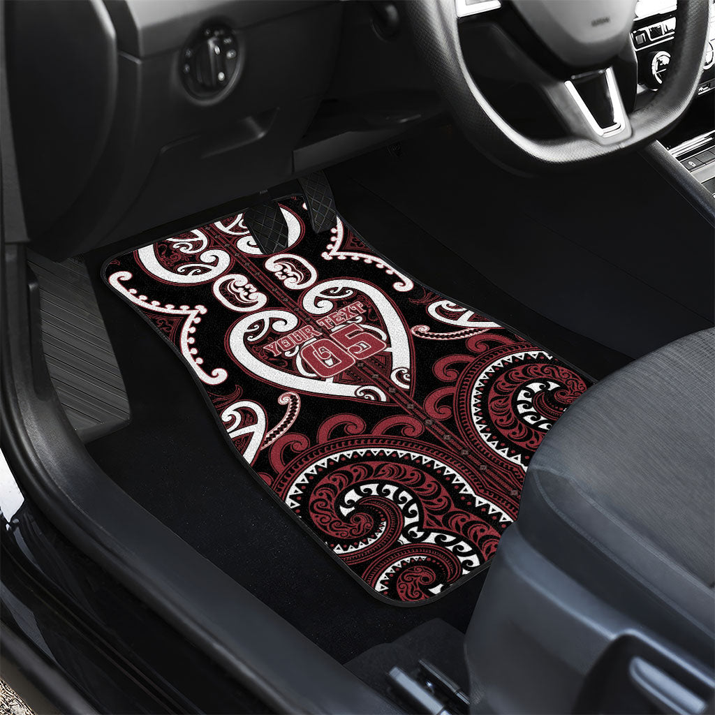 Custom Aotearoa Te Arawa Car Mats Maori Tribal Pattern