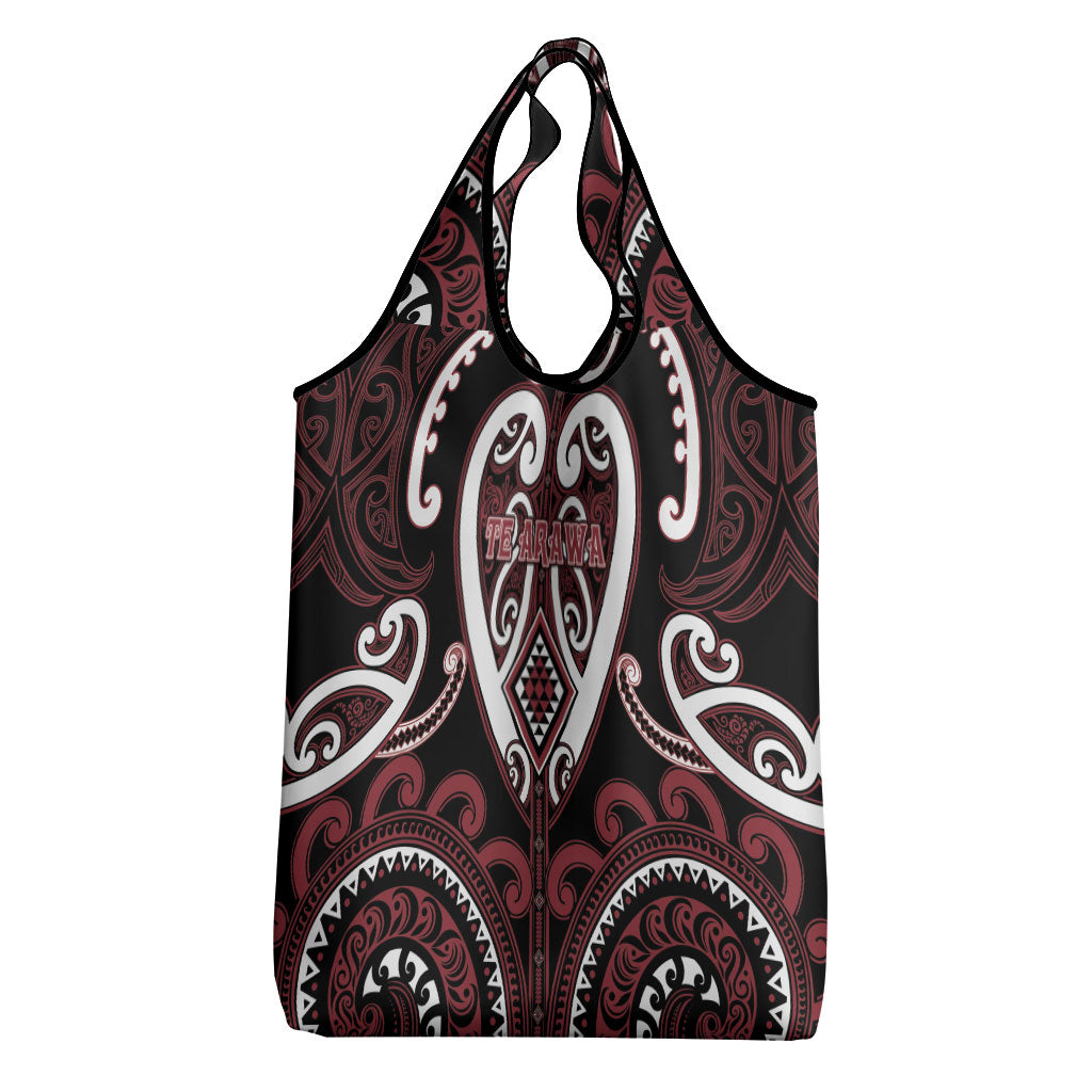 Aotearoa Te Arawa Grocery Bag Maori Tribal Pattern