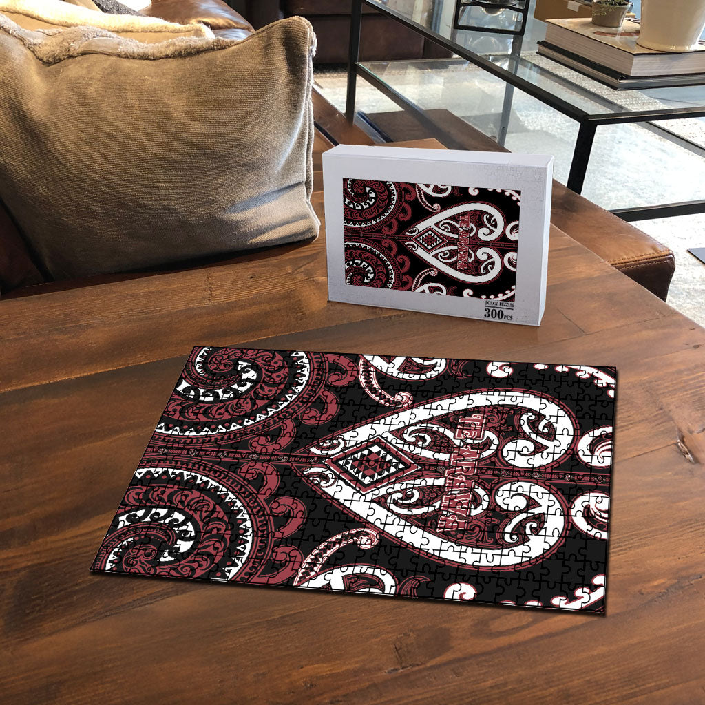 Aotearoa Te Arawa Puzzle Maori Tribal Pattern