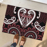 Aotearoa Te Arawa Rubber Doormat Maori Tribal Pattern