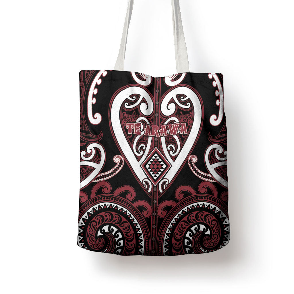 Aotearoa Te Arawa Tote Bag Maori Tribal Pattern