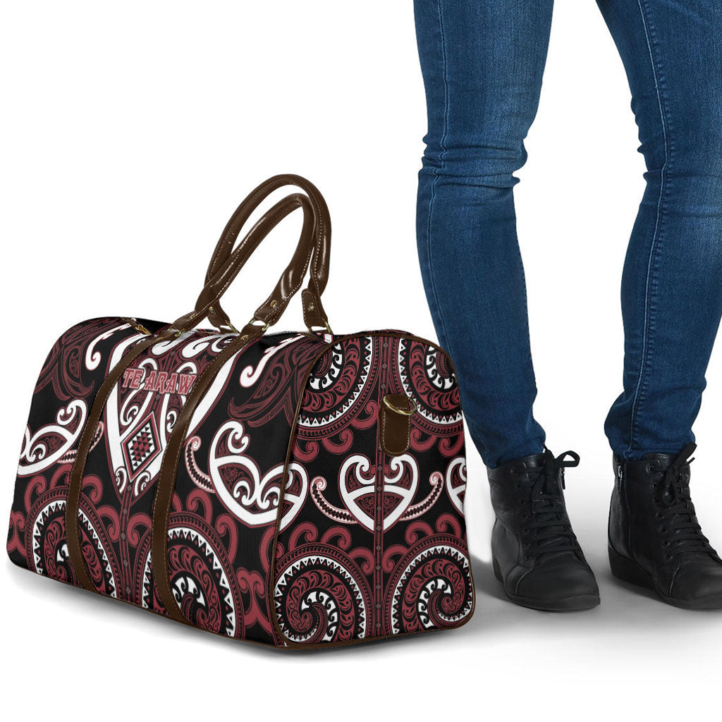 Aotearoa Te Arawa Travel Bag Maori Tribal Pattern