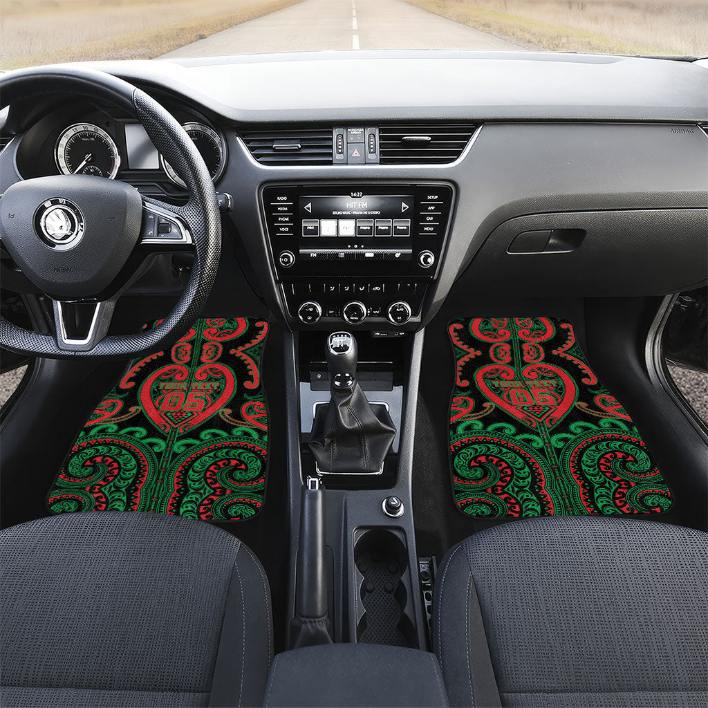 Custom Aotearoa Ngai Tuhoe Car Mats Maori Tribal Pattern