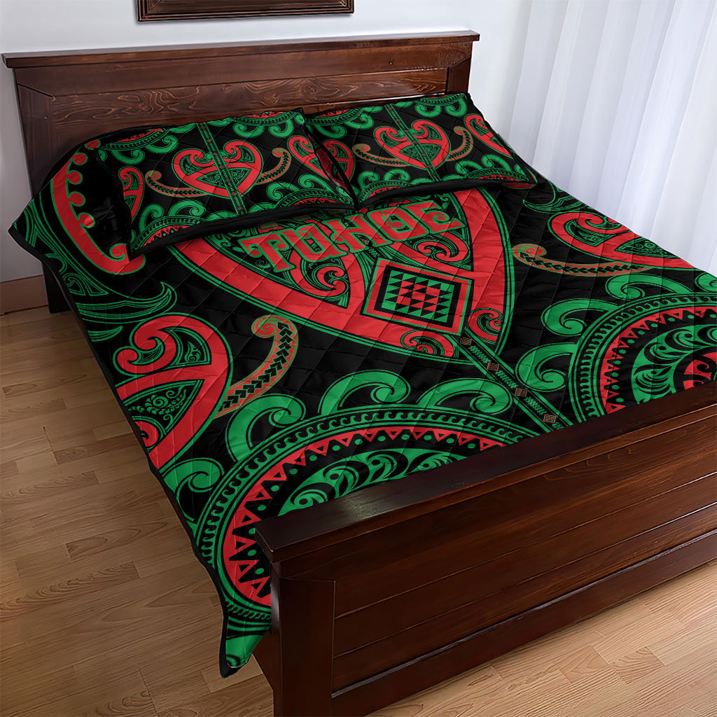 Aotearoa Ngai Tuhoe Quilt Bed Set Maori Tribal Pattern