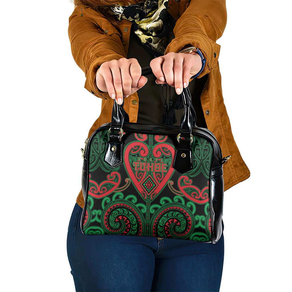 Aotearoa Ngai Tuhoe Shoulder Handbag Maori Tribal Pattern