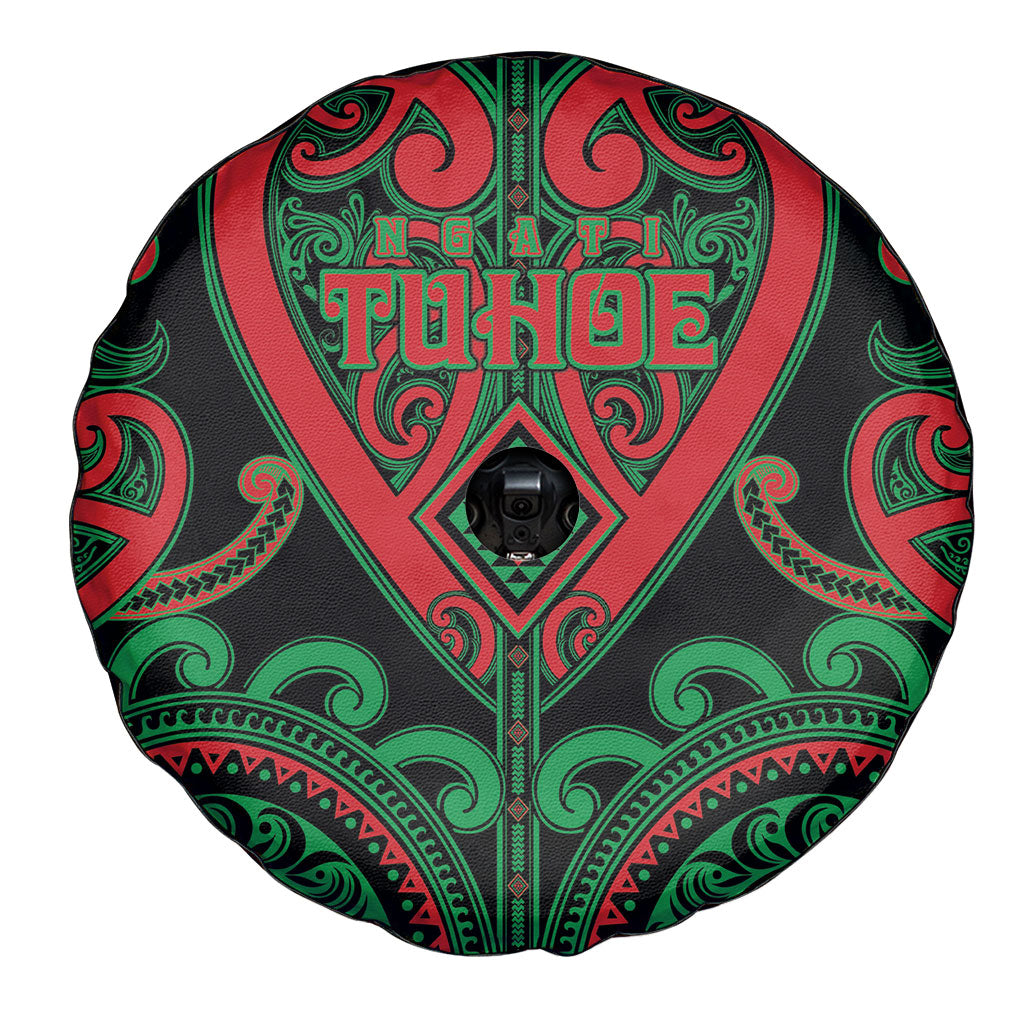 Aotearoa Ngai Tuhoe Spare Tire Cover Maori Tribal Pattern